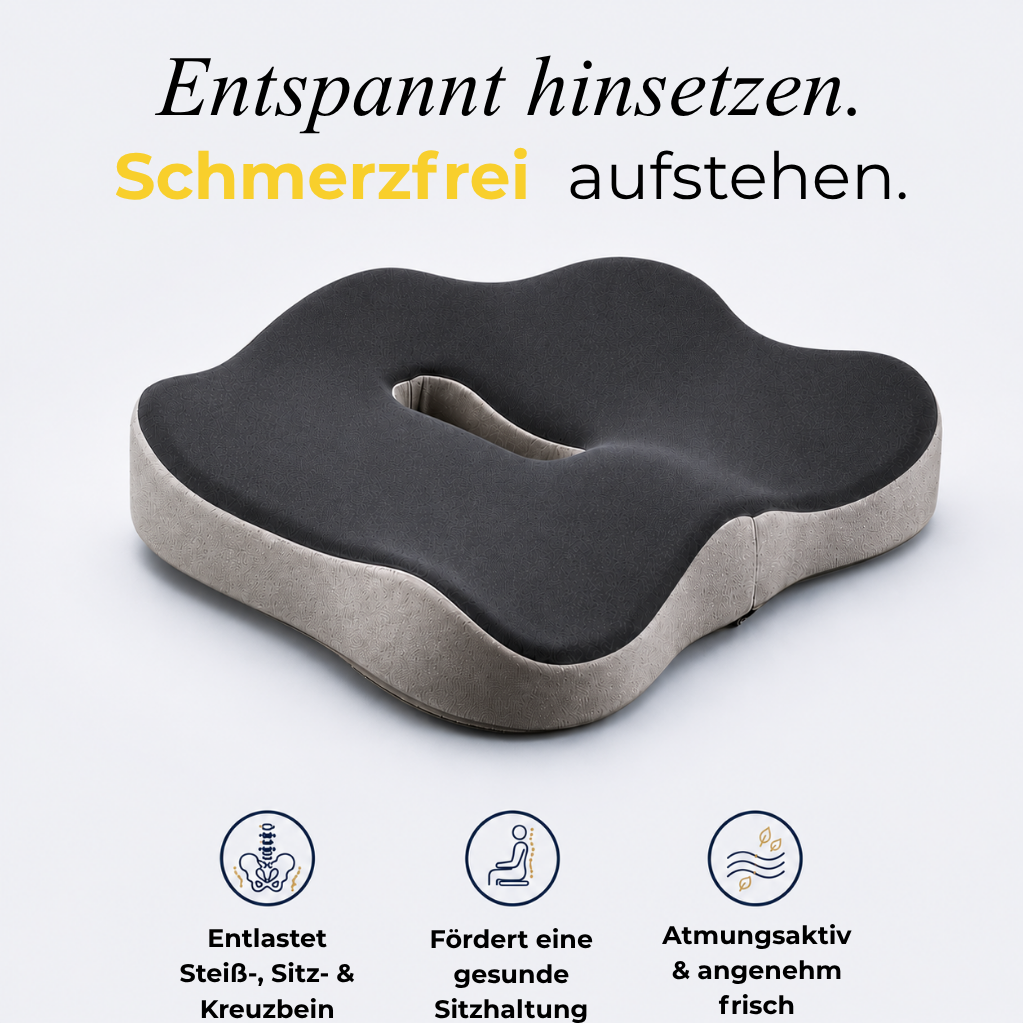 CushiSeat - Orthopädisches Sitzkissen