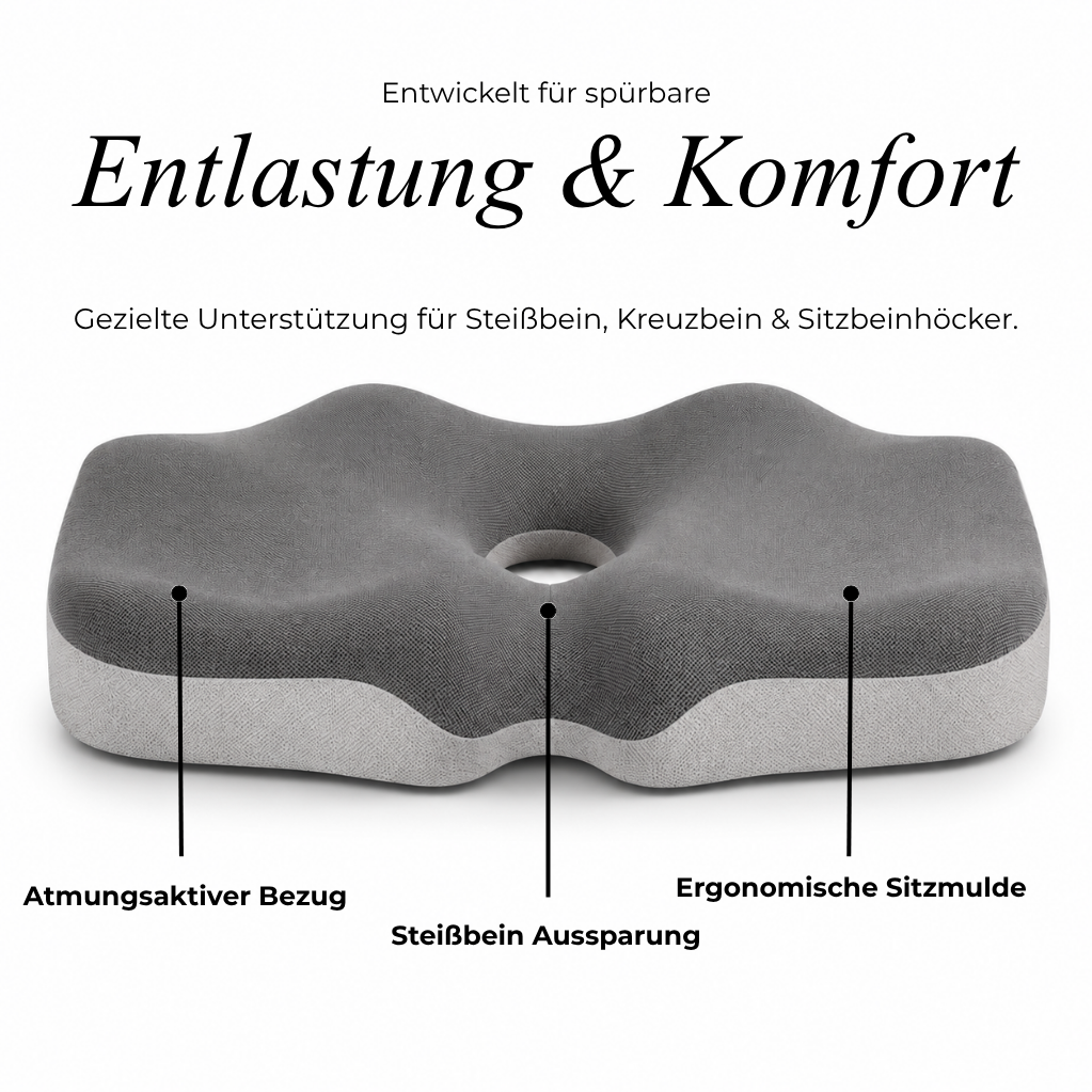 CushiSeat - Orthopädisches Sitzkissen